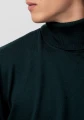 OCELOT RWS KOPYTO - zielony butelkowy męski golf - sweter 100% wełny merino men's turtleneck sweater, bottle green (3).jpg