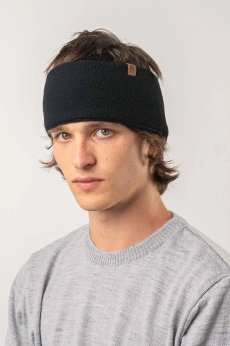 KOJOT KOPYTO RWS - szeroka pluszowa opaska z wełny merino, ciepla, opaska na zime, opaska na rower, na wycieczke, a wide plush headband made of merino wool