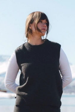 PUMA RWS - ołówkowa lekka wełniana kamizelka z 100% etycznej wełny merino RWS