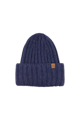 KOPYTO-ROSOMAK-jeansowy-melange-granatowa-niebieska-denim-blue-czapka-welniana-w-szeroki-prazek-z-wysokim-sciagaczem-merino-wool-beanie-wide-rib.jpg