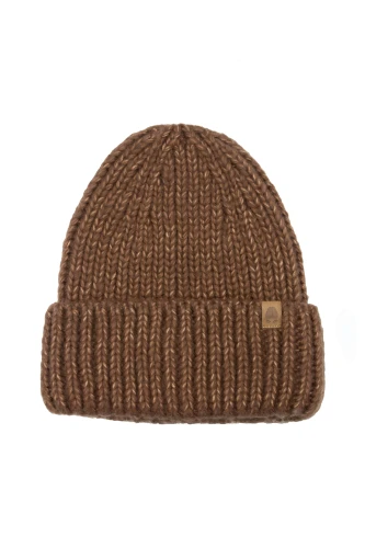 SOWA puchata czapka RWS brązowa.jpg