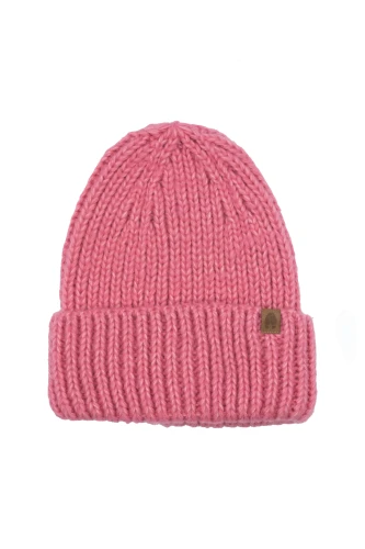 SOWA puchata czapka RWS różowa.jpg