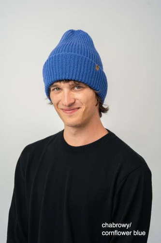 PANDA-KOPYTO-czapka-chabrowy--duża-welniana-z-welny-merino-certyfikat-RWS-mulesing-free-beanie-hat .jpg