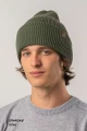ANTYLOPA KOPYTO RWS - oliwkowy czapka z wysokim ściągaczem w prążki 100% merino - ANTELOPE beanie with a high ribbed cuff olive (3).jpg