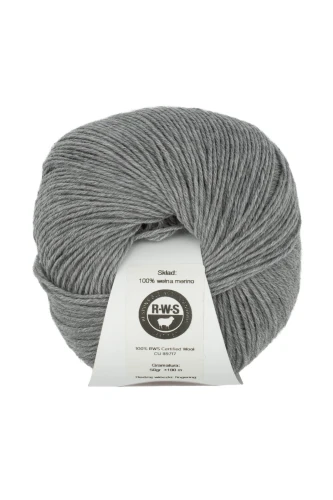 motka włóczka wełniana merino rws - szara.jpg