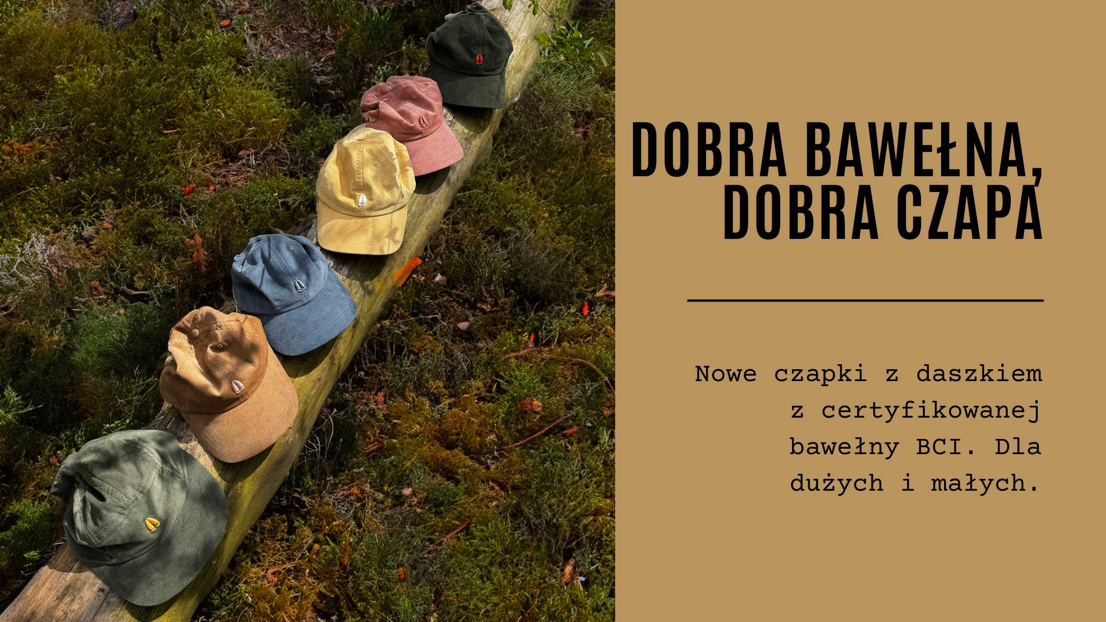 Lepsza bawełna - lepsza czapa. Poznaj nasze nowe czapki z daszkiem