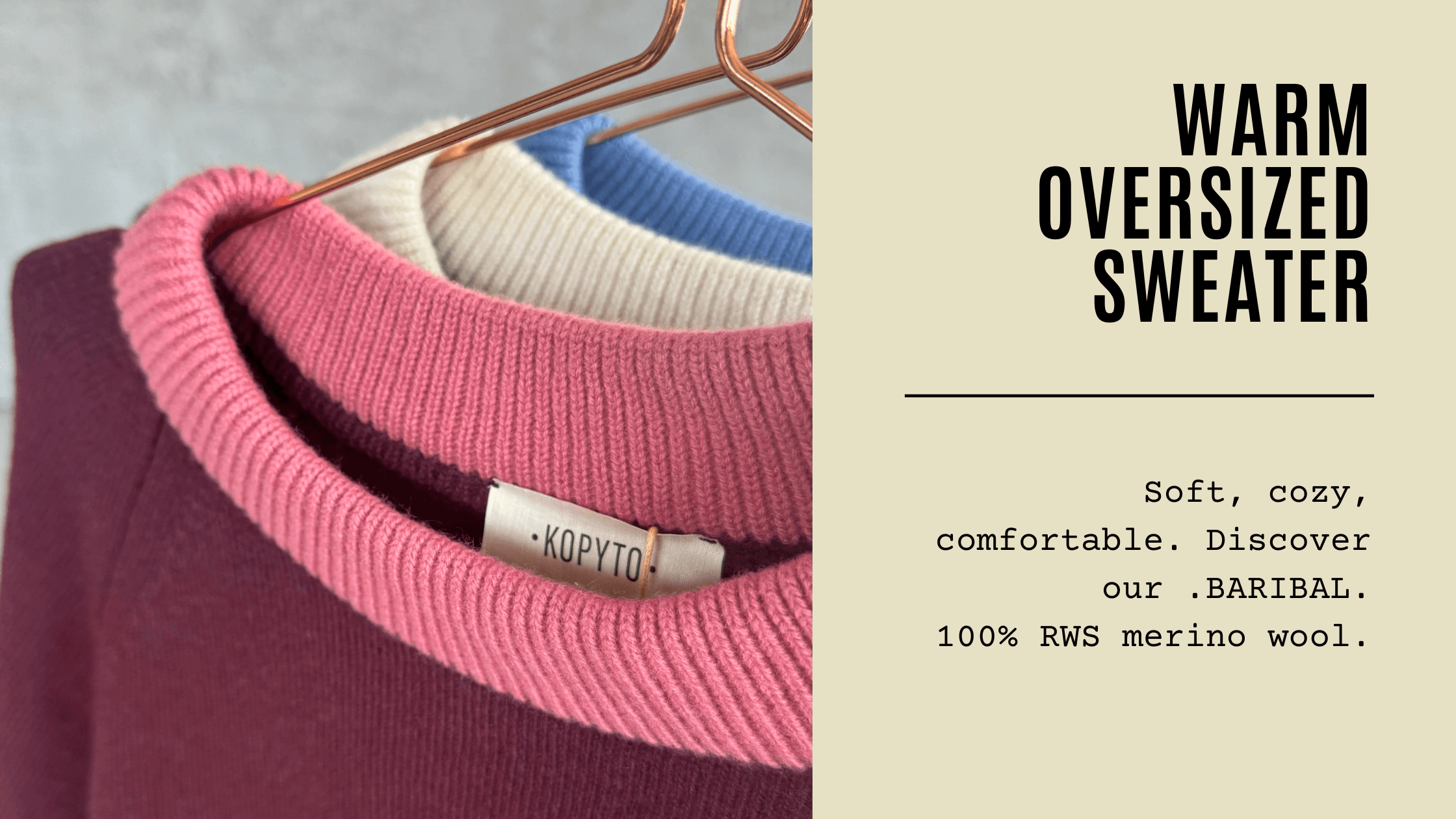 .BARIBAL. best wool sweater in your closet